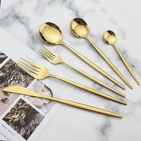 Skanto | Minimalistisk Bestikk 36 Stykker I Rustfritt Stål: Eleganse Og Holdbarhet
