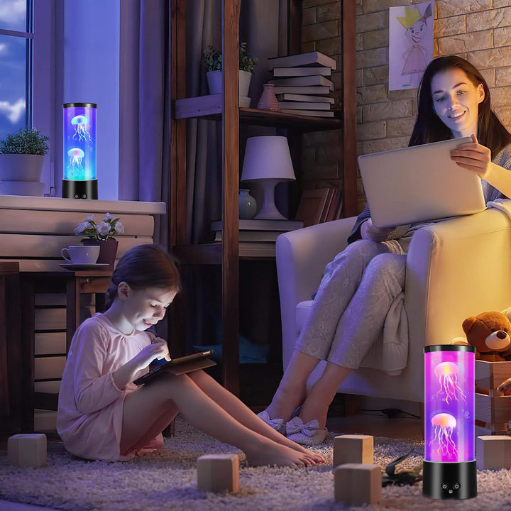 Jellyfish Lampe RGB med Fjernkontroll | Skanto