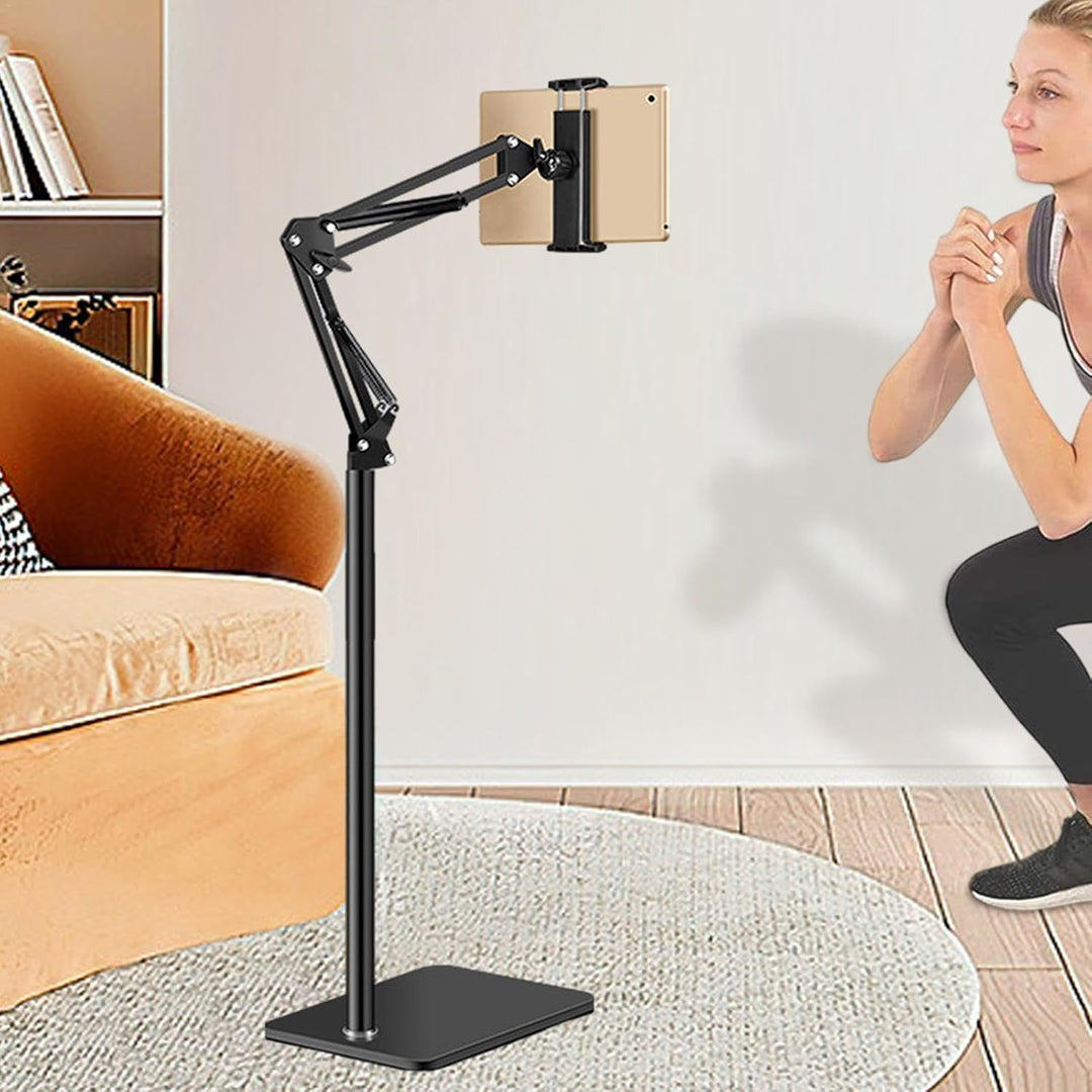 Skanto | Justerbar 360° Telefon- og Nettbrett Gulvstativ – Movira