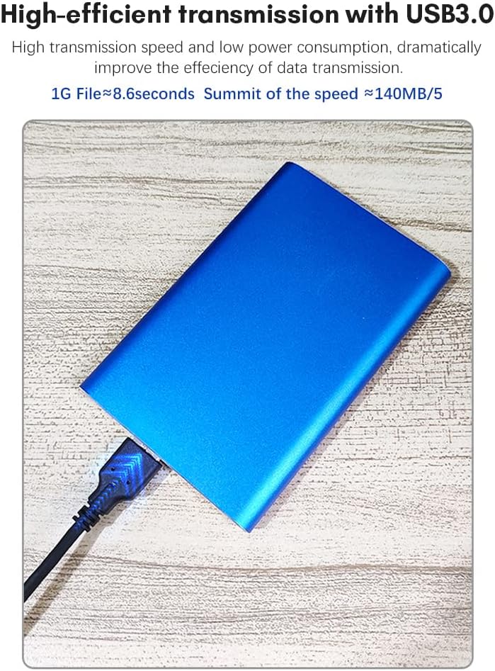 Skanto | Bærbar 1TB USB 3.0 Harddisk med metallhus og høyhastighetsoverføring – Dravero