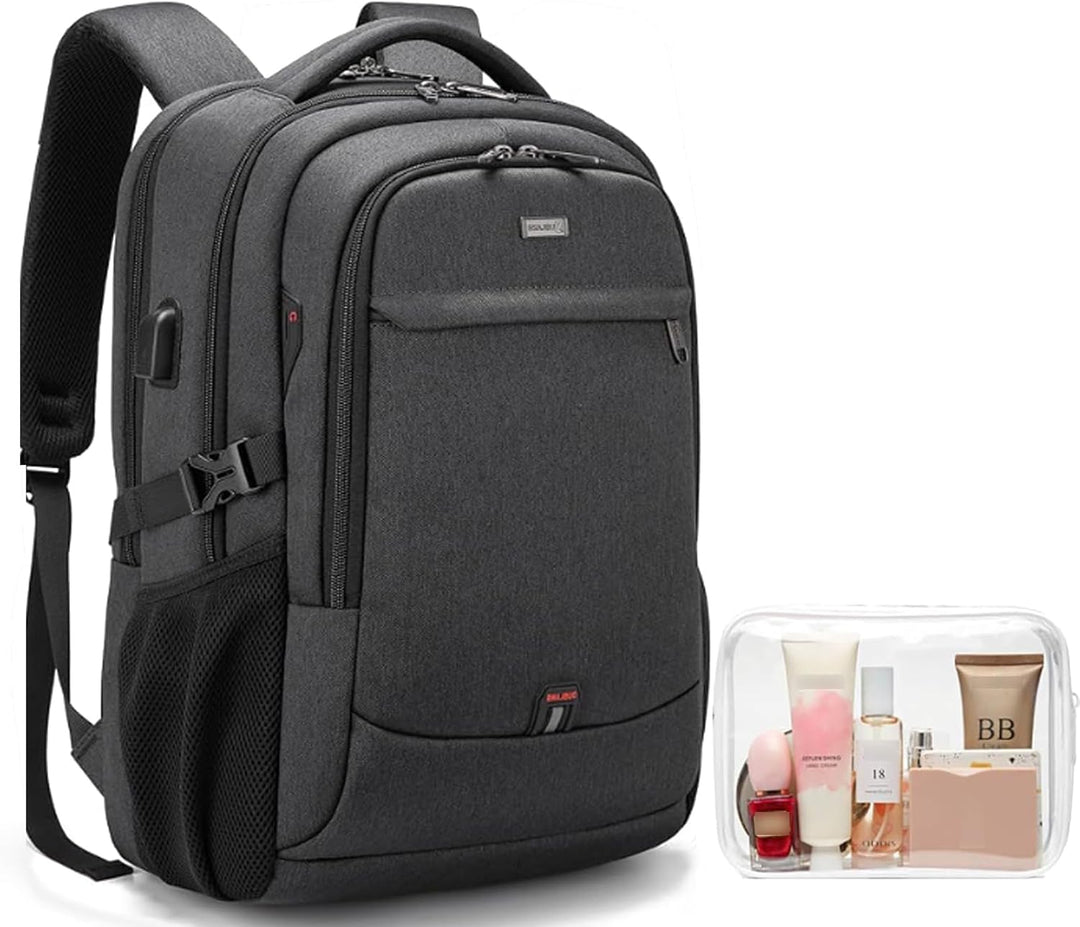 Vanntett reise laptop ryggsekk med USB-port og organisert lagring | Skanto
