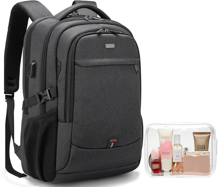 Vanntett reise laptop ryggsekk med USB-port og organisert lagring | Skanto