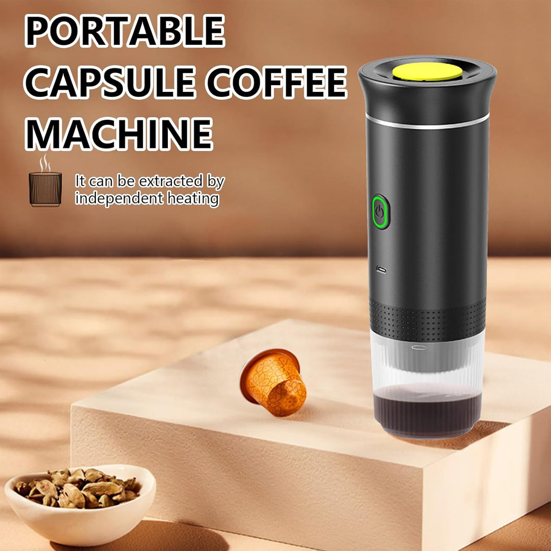 Frendorf | Bærbar 3-i-1 Espresso kaffemaskin med oppladbart batteri – Raverno