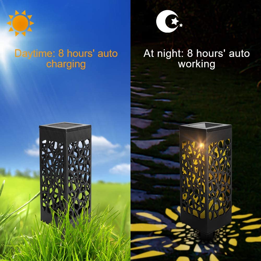 12X Solar Lights LED Sti Lys Hage Belysning | Skanto