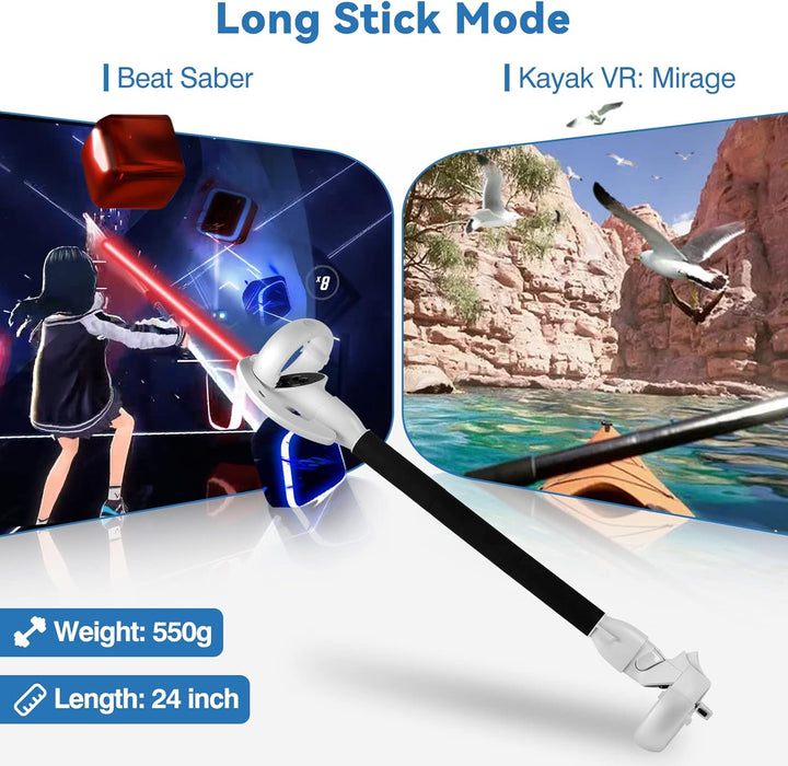 Skanto | VR Kontroller Forlengelseshåndtak for Meta Quest 2 – Kynaro