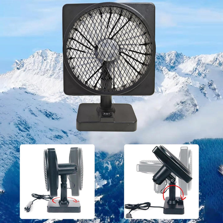 Frendorf | 12V USB Luftsirkulator Bil AC Kjølevifte med 360° Rotasjon (1+1 GRATIS) – Aurovent
