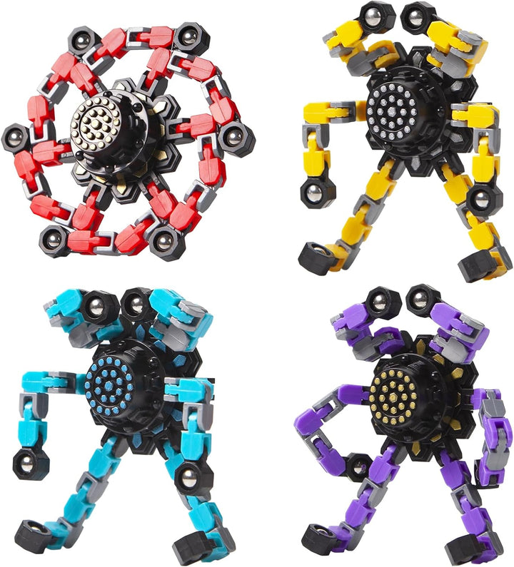 Skanto | Forvandlingsbare Fidget Spinnere 4 Pcs