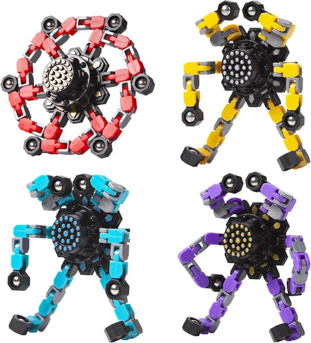Skanto | Transformerbar Fidget Spinner 4 stk