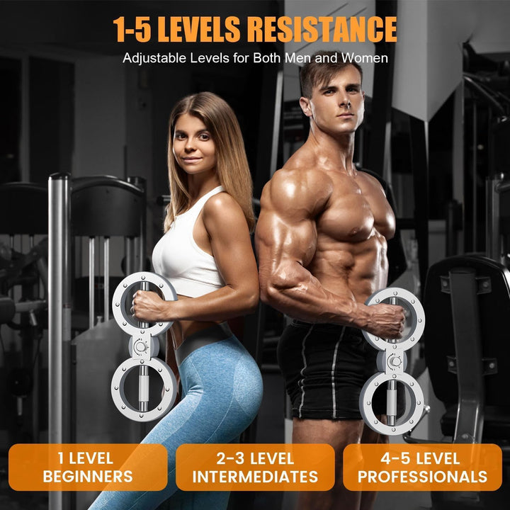 Twister Armtrainer med einstellbarem 12-Pfund-Widerstand og 360°-rotasjon – Zeynor