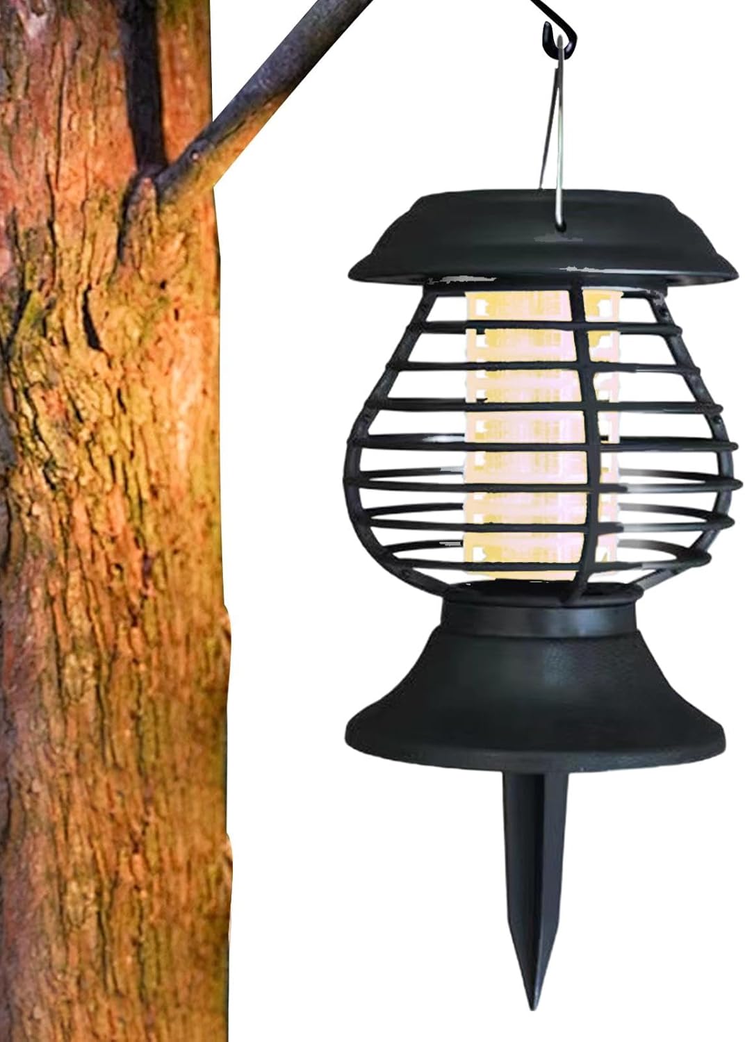 Skanto | Sol Insektforsvar Lampe med LED Lys – Effektiv Myggkontroll for Hagen
