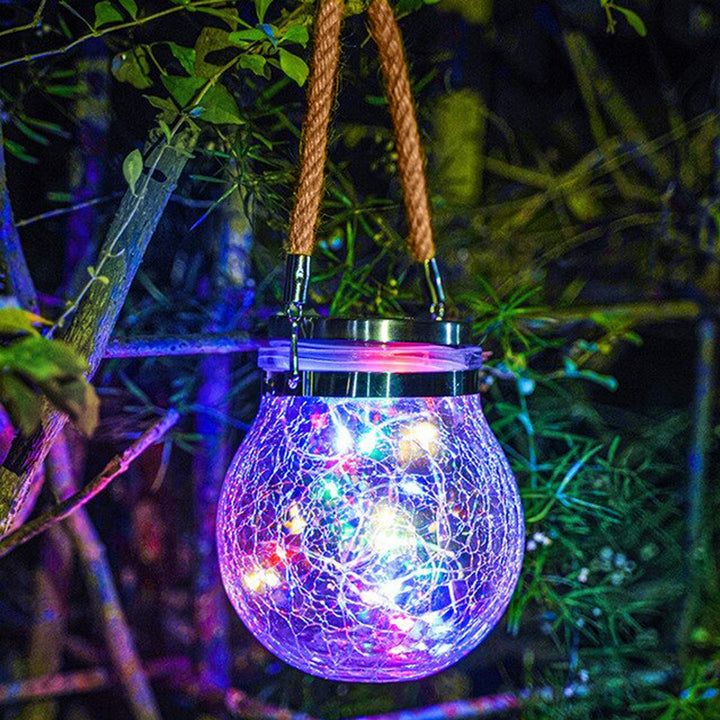 Solar Mason Jar Lamp - Lunara | Skanto