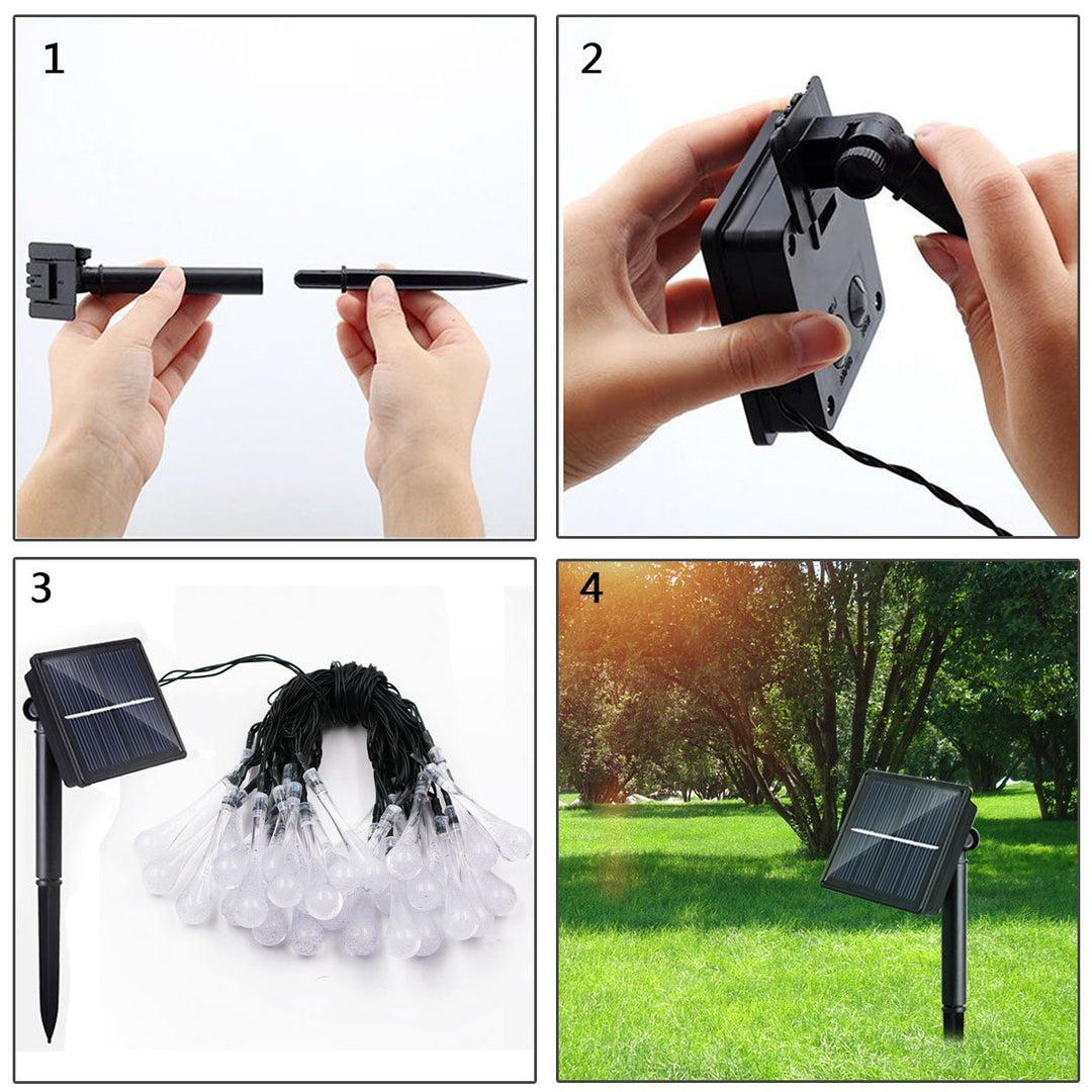 Wassertropper Solarlamper | Skanto