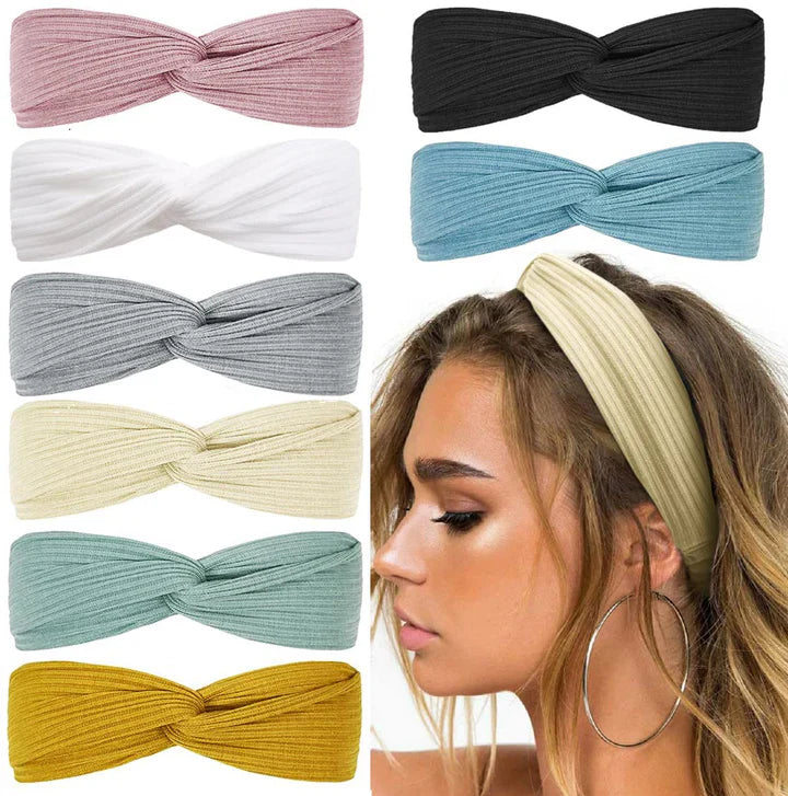 Skanto | Ribbet Twist Hodebånd – Boho Design