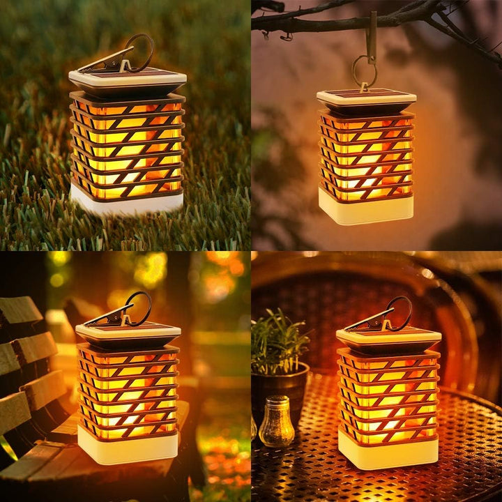 Skanto | Solcelledrevet LED hage lampe med ribbet design – Dekorativ utendørs belysning for hage