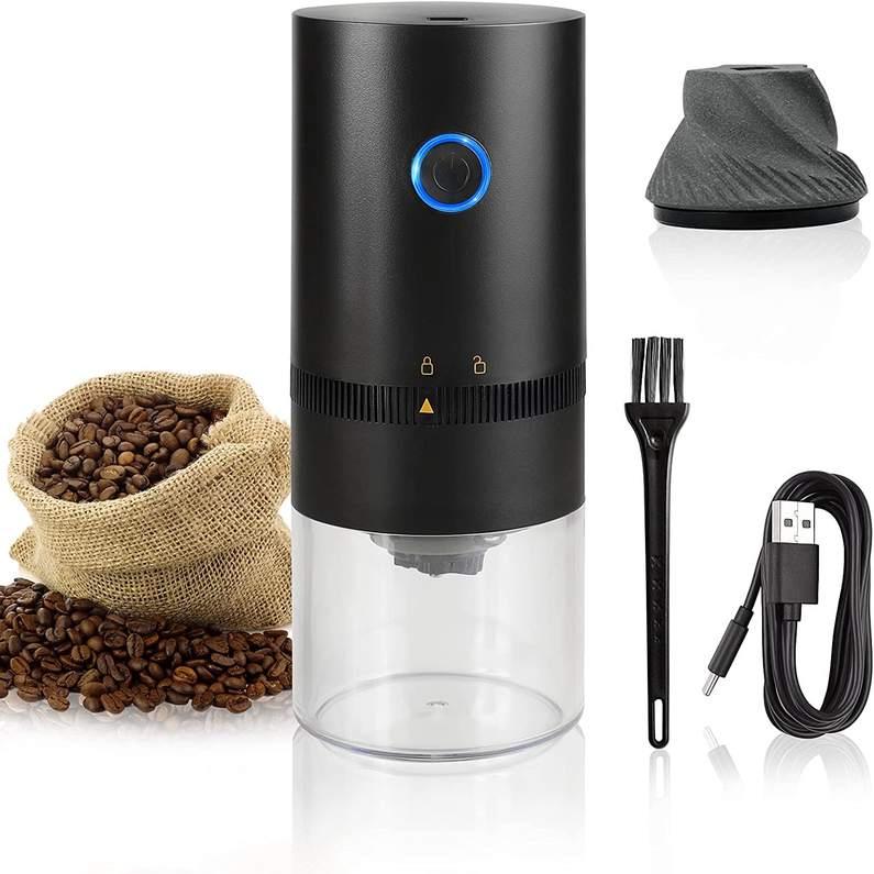 Skanto | Bærbar Elektrisk Kaffekvern med USB Type-C Lading & Keramisk Kvern