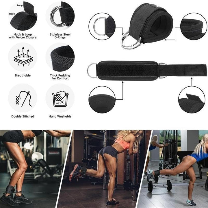 5-Pack Ankelsmotstandsbåndsett Skanto