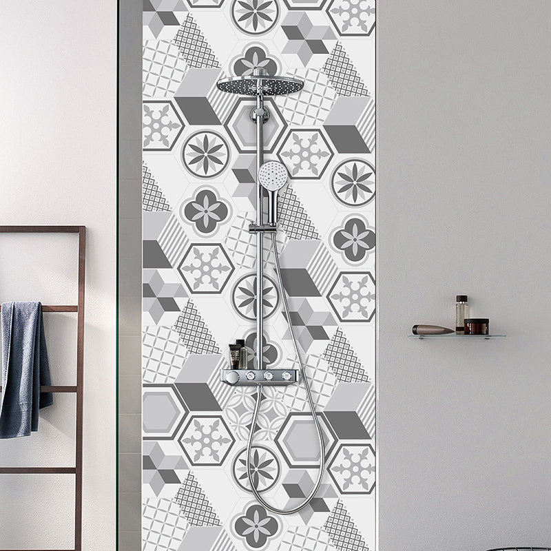 Sekskantet mosaikkflistapet for selvklebende og avtakbare bakveggfliser