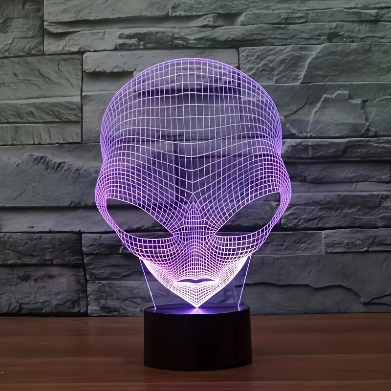 Skanto | AstroLight – 3D-alienlampe med LED fargebelysning og berøringskontroll