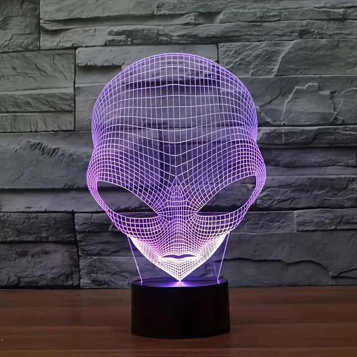 Skanto | AstroLight – 3D-alienlampe med LED fargebelysning og berøringskontroll