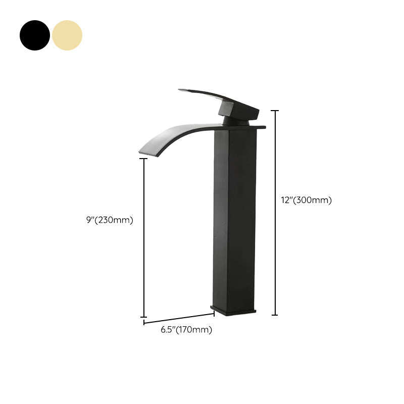Skanto | Moderne vannfall tut baderom vask med LED messing baderom vask
