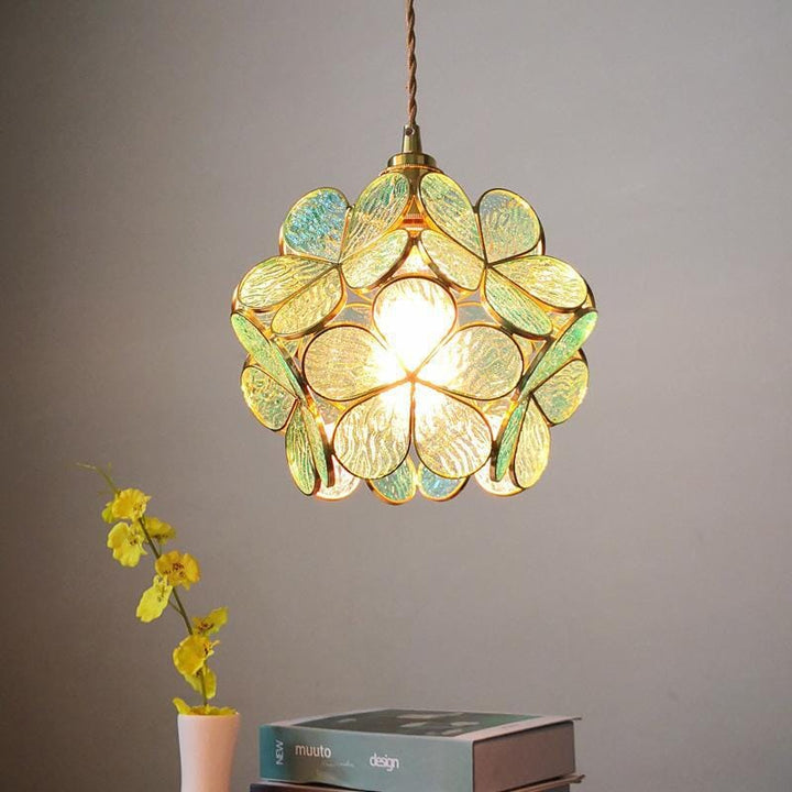 Skanto | Moderne Blomsterform Glass LED Pendellampe