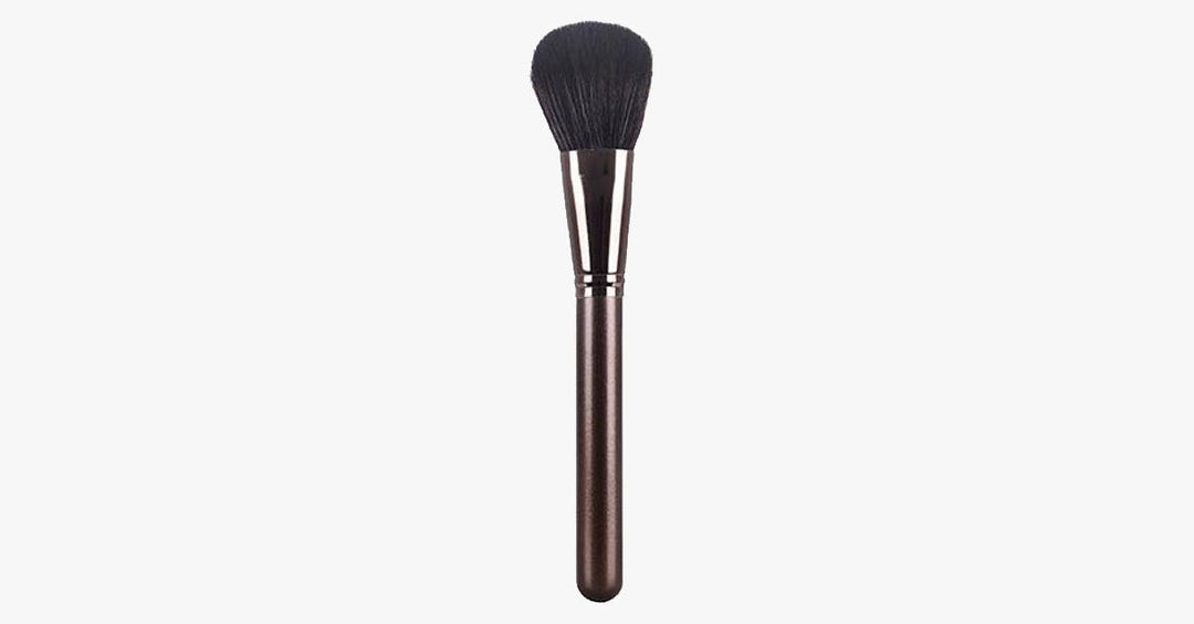 Skanto | Pudder Makeupbørste - Laget av syntetiske fibre - Full og rund form - For løse og pressede pudderprodukter - Perfekt for foundations, rouge og bronzer