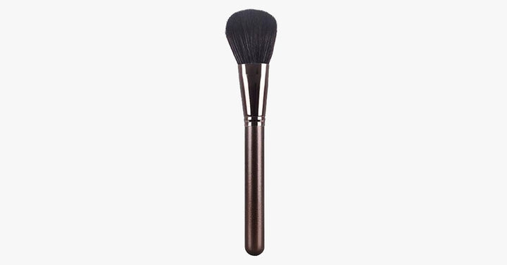 Skanto | Pudder Makeupbørste - Laget av syntetiske fibre - Full og rund form - For løse og pressede pudderprodukter - Perfekt for foundations, rouge og bronzer