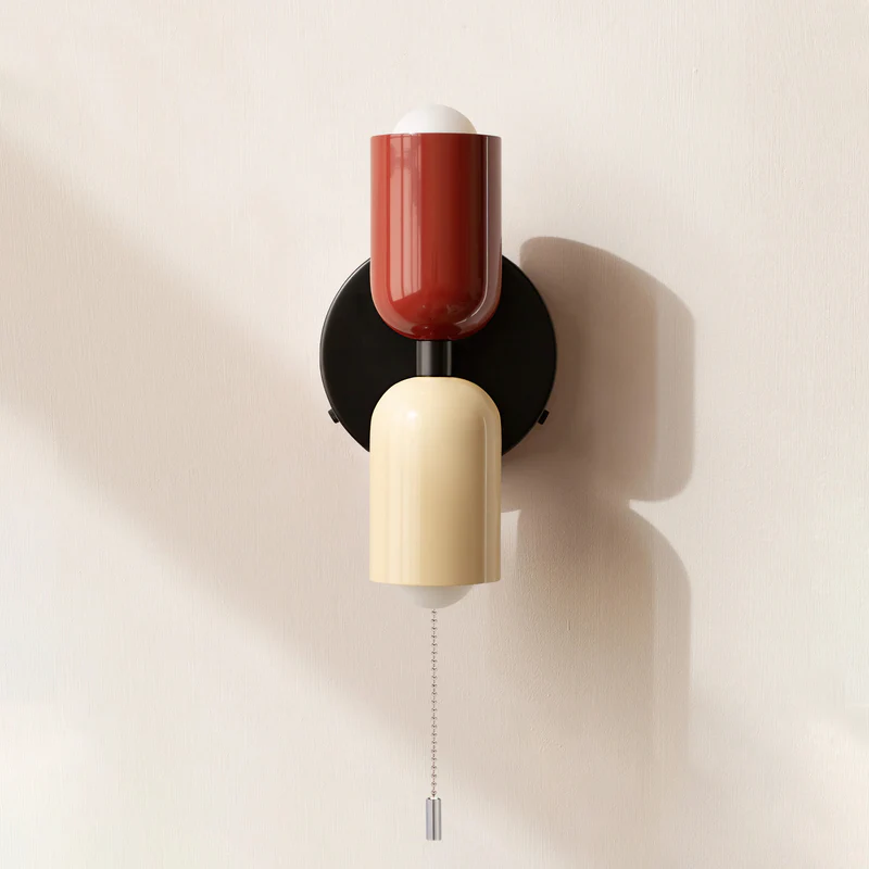 Skanto | Vegglampe Moderne Dobbel Glass Vegglampe