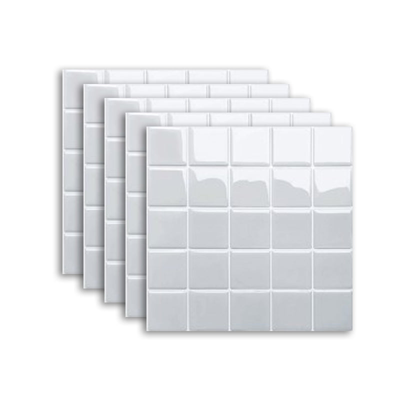 Skanto | Hvit Mosaic Peel & Stick Flis Vanntett Kjøkken Backsplash Tapet