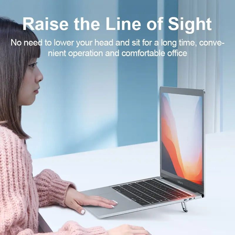 Usynlig aluminium laptopstand Skanto