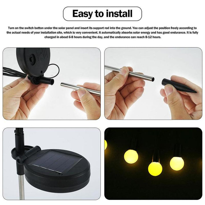 Skanto | Glow Magic Lights — Skap umiddelbart din avslappende hagesky full av varmt, flytende lys
