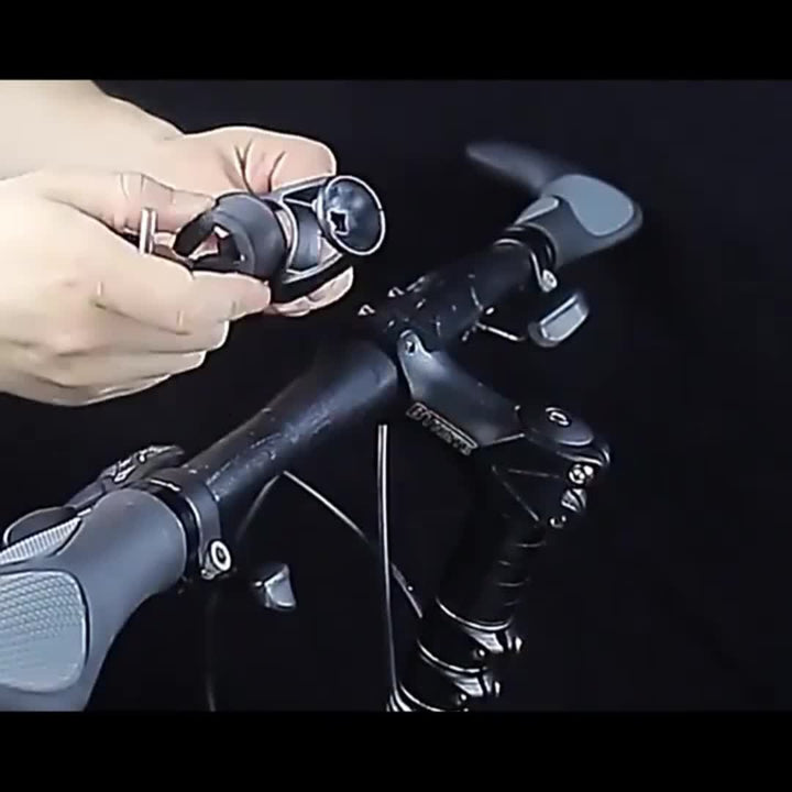 Wasserdichte Handyhalterung für Fahrrad og Motorrad – 360° drehbar og geeignet für 4,5–6,4 Zoll