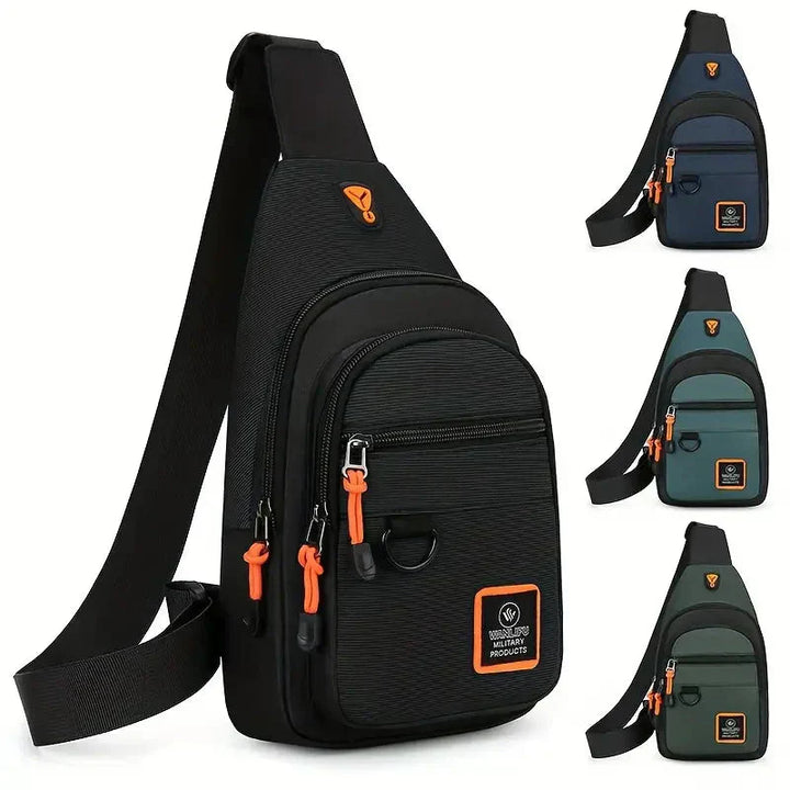 Skanto | UrbanTrail – Slitesterk Herre Skulderveske | Vanntett Crossbody Reise- og Hverdagveske