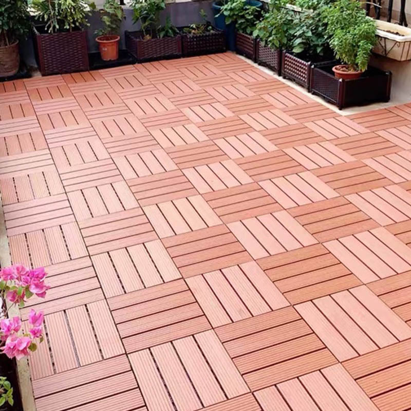 Klassiske trefliser til hageterrassegulv