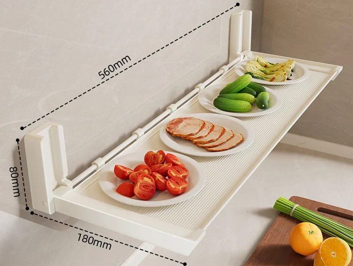 FlexiRack – Sammenleggbar krydderhylle med kroker Skanto
