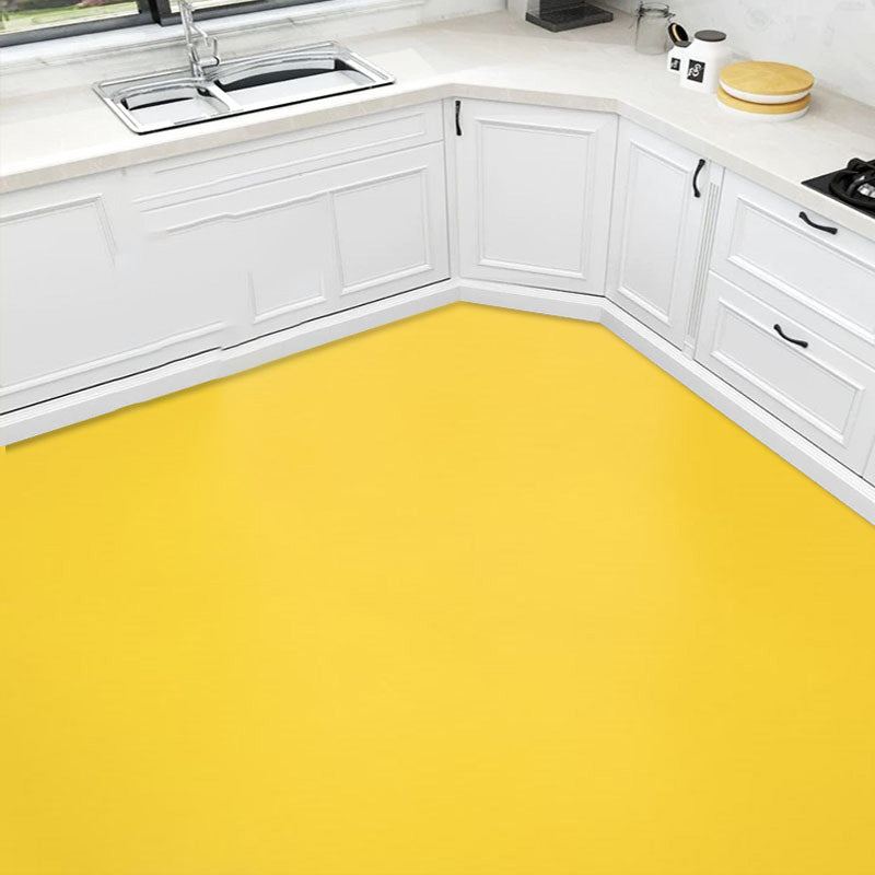 Vanntett PVC-gulv i ensfargede farger, selvklebende, ripebestandig PVC-gulv
