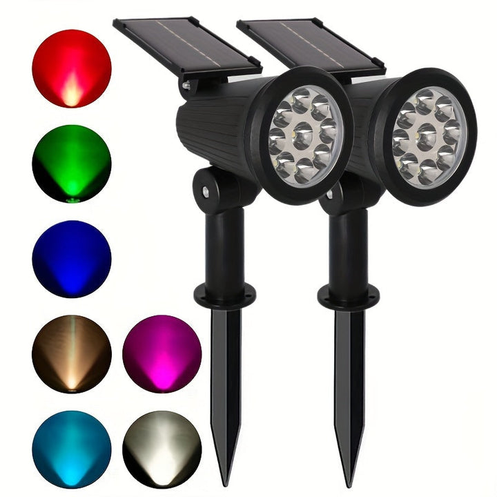 SolarLuxe Spotlight - Bærekraftig 9LED Hagebelysning | Skanto
