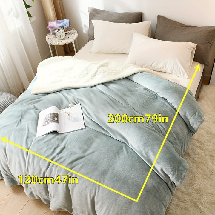 LuxeFlannel – Dobbelt-sidig Sherpa Teppe for Ultimat Komfort Skanto