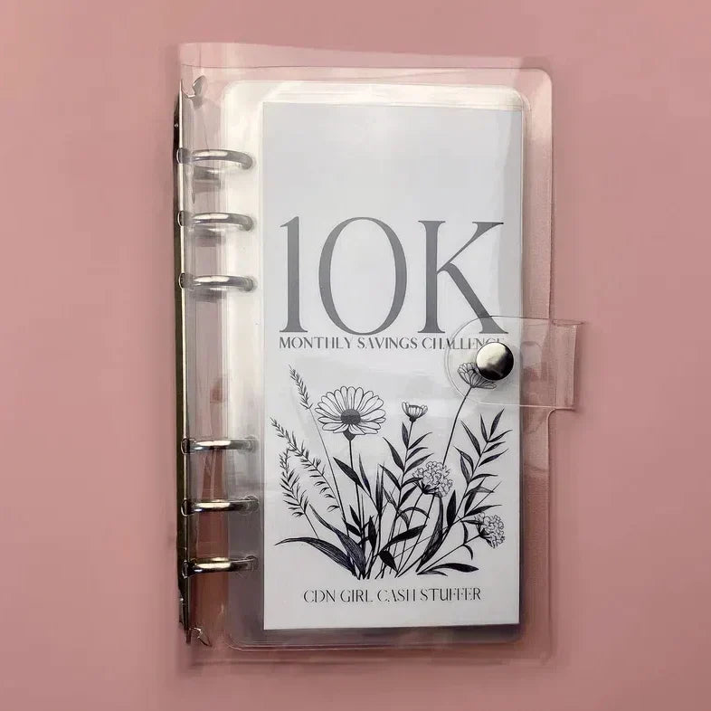 12-måneders kuverter pengebesparingsutfordring binders | Skanto