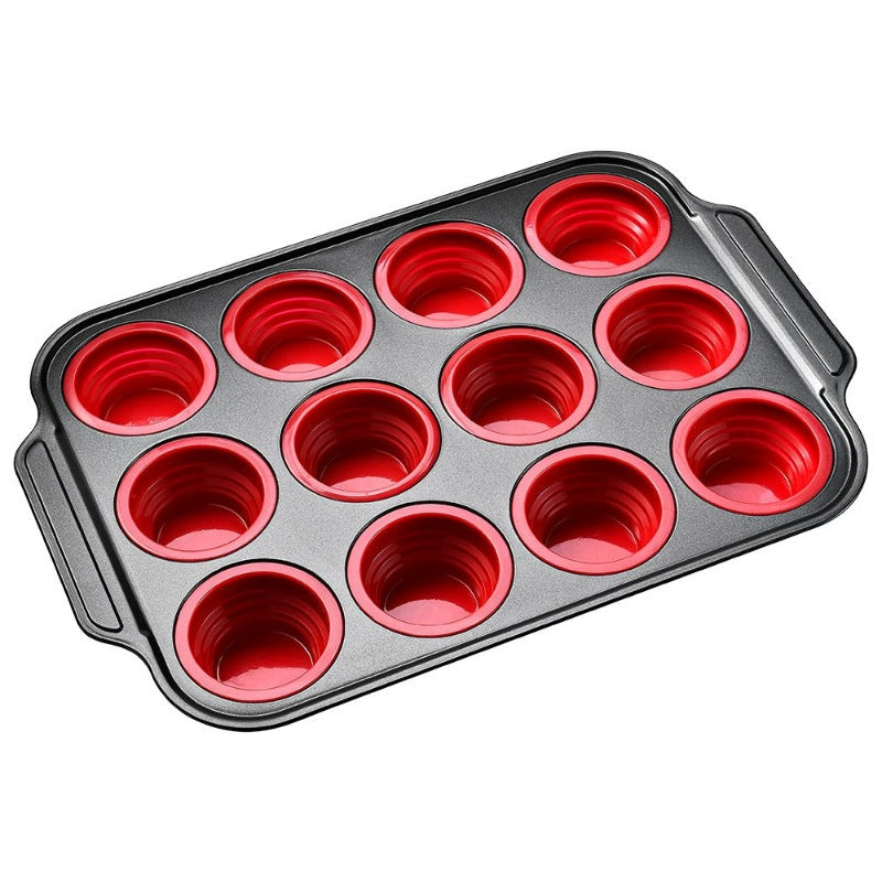 Skanto | Pressemelding Silikon Muffinform med stabil metallramme