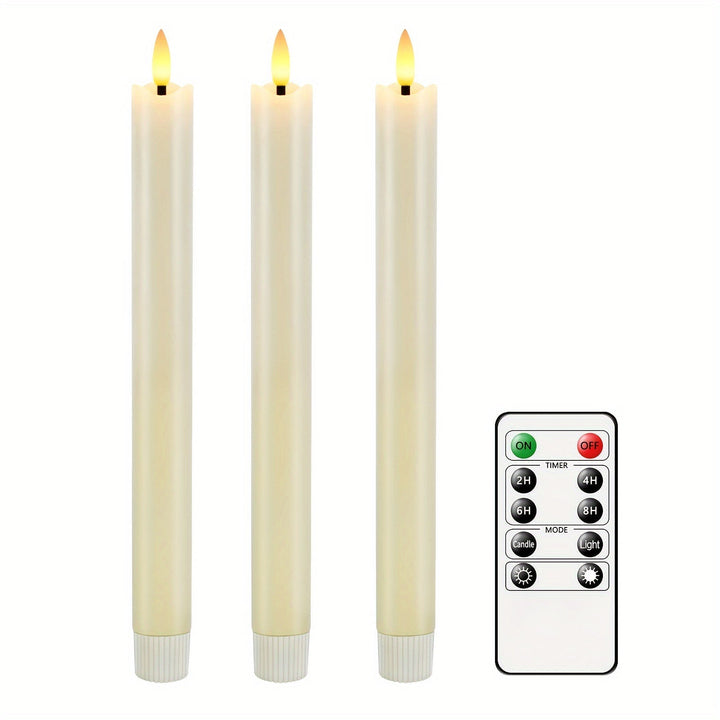 Eebuss Flameless Cone Candles – Realistisk LED Effekt Skanto