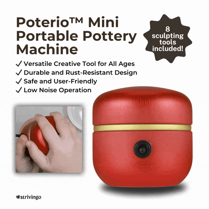 Skanto | Fire Forge Mini Potterimaskin — Kreativ Frihet og Avslappede Mesterverk Rett Hjemme