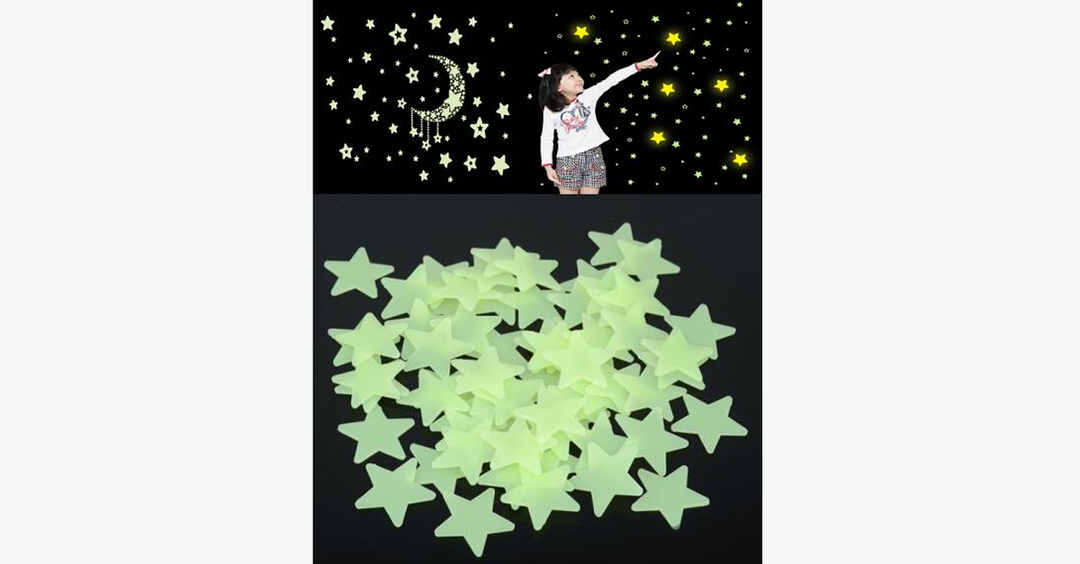 Skanto | Lys Fluorescerende Veggklistremerker