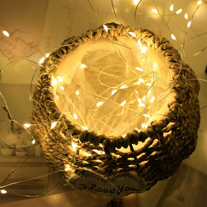 Skanto | Fairy String Lights Batteridrevet Varm Hvit