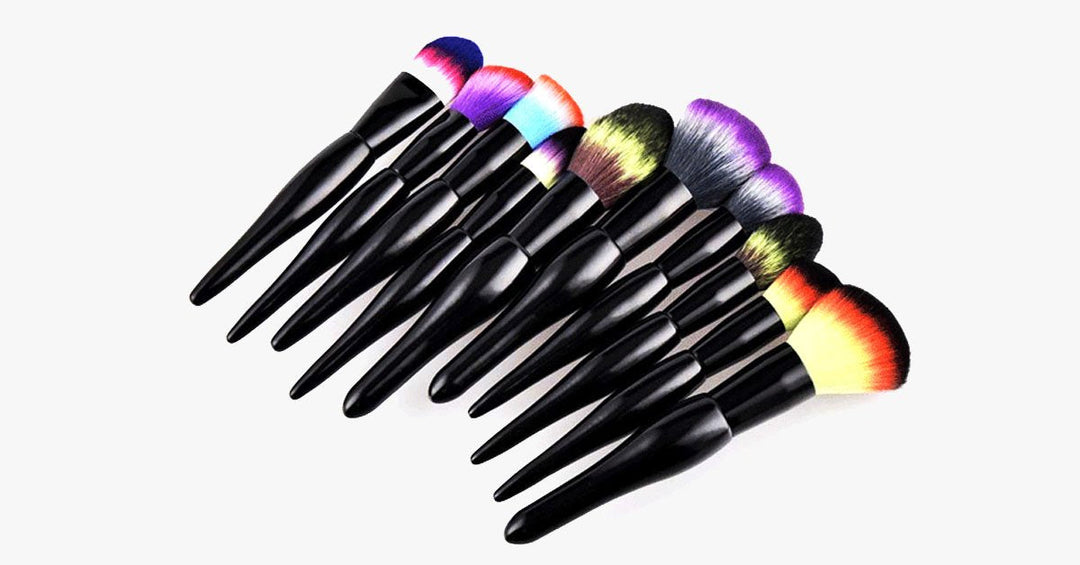 Skanto | Midnight Rainbow Makeup Brush Set of 22 - Legg til et sprut av farge til sminkebordet ditt