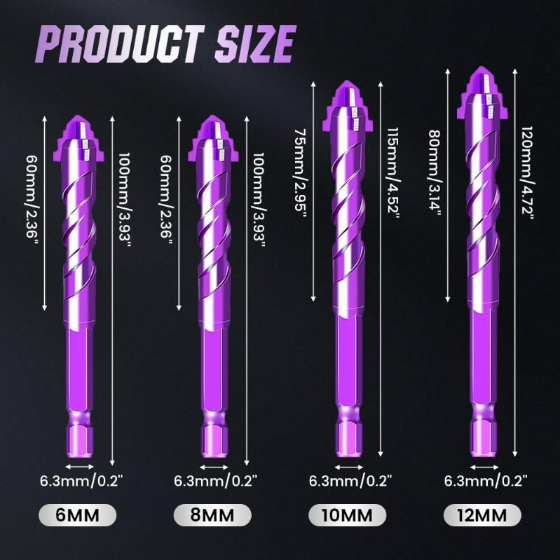 Woyuosn VioletShield Quad-Edge Drill Set Skanto