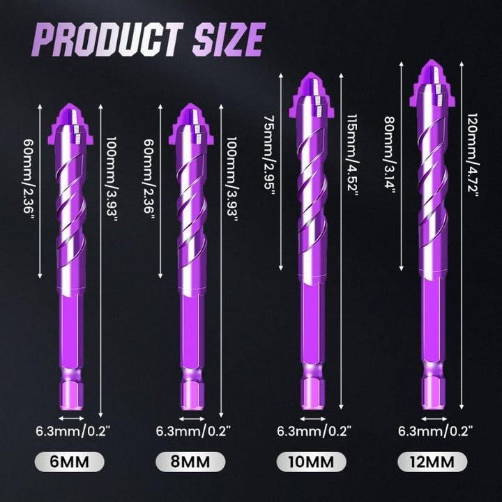 Woyuosn VioletShield Quad-Edge Drill Set Skanto