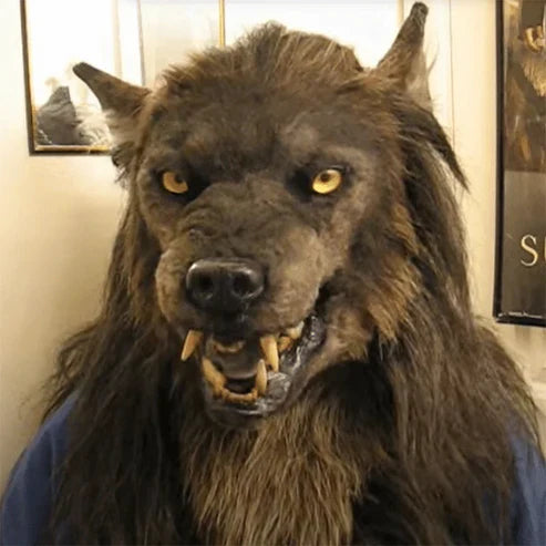 Skanto | WolfMask Hodeutstyr Kostyme Maske | 50% Rabatt