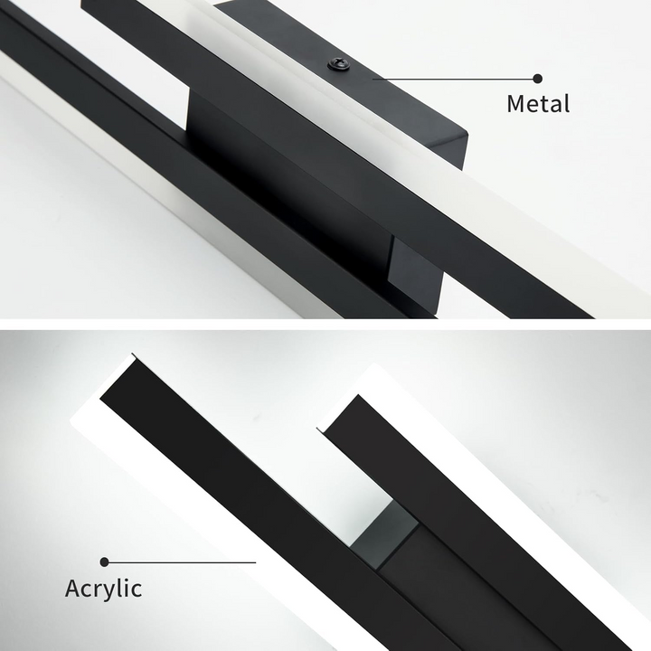 Skanto | LED-Wandleuchte | Modernes Design aus Acryl und Metall