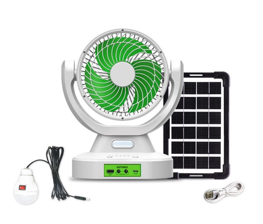 Solarvifte med multifunksjonslys | Skanto